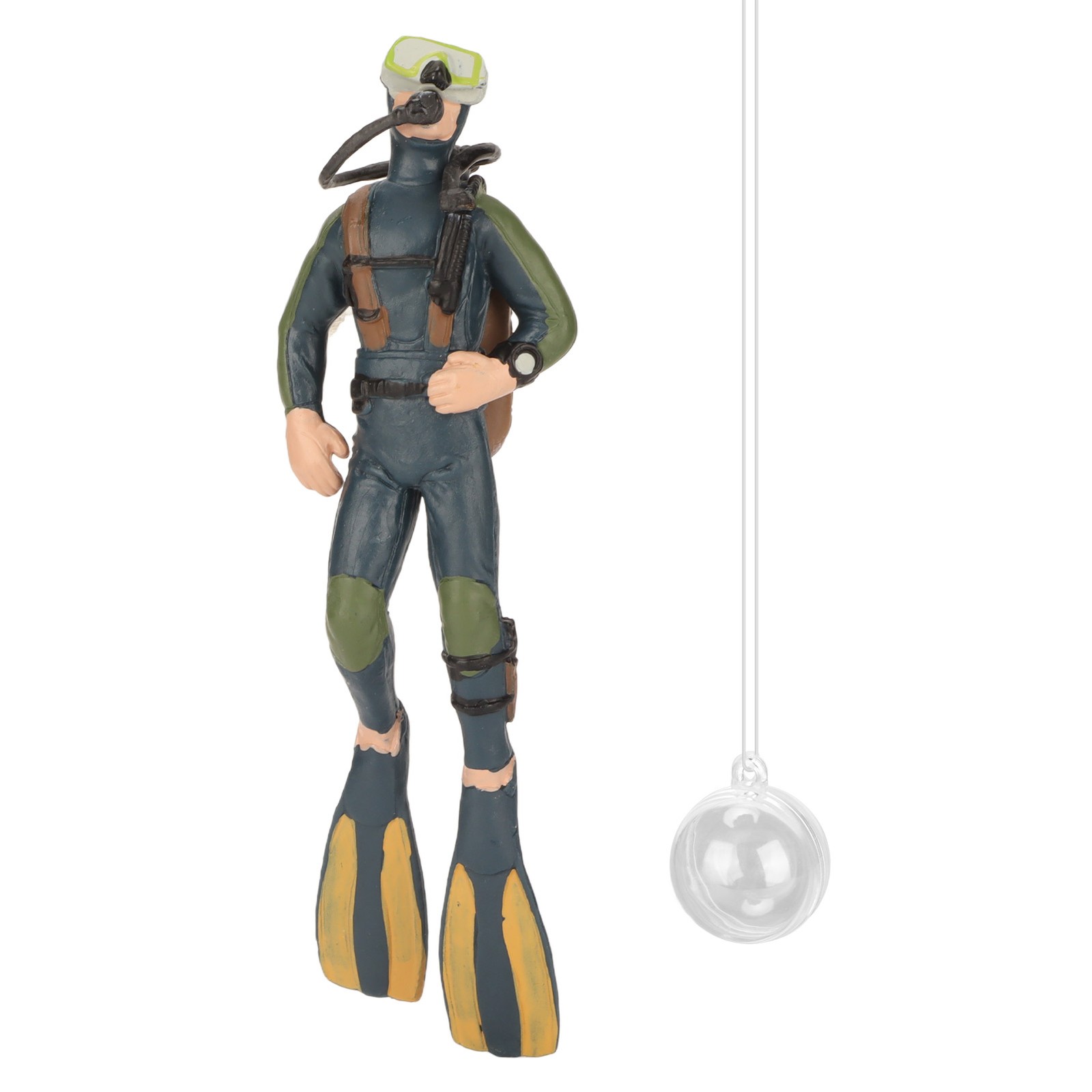 Fish Tank Diver Ornament Floating Simulation Swimming Posture Frogman Aquarium