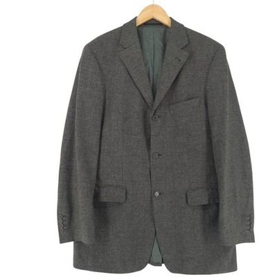 Strellson Blazer Jacket Wool Cashmere Grey Tc5 Size EU 52 UK/US 42