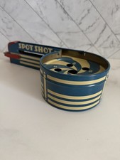 NICE VINTAGE WOLVERINE SPOT SHOT MARBLE TOY TIN MECHANICAL TOY GAME