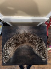 100 real Raccoon fur scarf /brown fur neck wrap/women cape/shawl 34 Quilted
