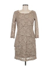 Ronni Nicole Women Brown Cocktail Dress 6
