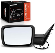 Driver Side Power Door Mirror - Compatible with Ram 1500 2014 Left Driver Side