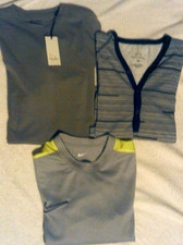 XS MEN'S ARMANI NIKE RIVER ISLAND T-SHIRTS BUNDLE X 3.EX SMALL