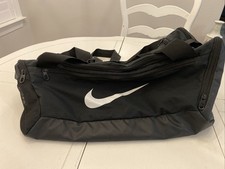 Large Nike Brasilia Duffle Bag Swoosh Black 24  