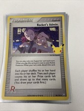 Rocket's Admin 86/109 25th Anniversary Celebrations Pokemon TCG Karte