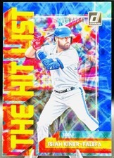 Isiah Kiner-Falefa /249 BLUE #THL-9 The HIT LIST Diamond 2022 Donruss Blue Jays