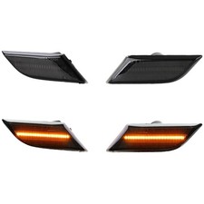 Schwarze LED STRIPE Seitenblinker passend für VW T6.1 ab 2020