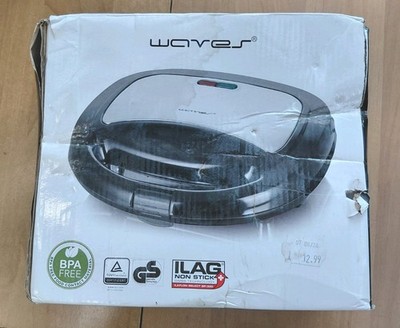 Sandwichmaker Sandwichtoaster Waves Non Stick Bpa Free