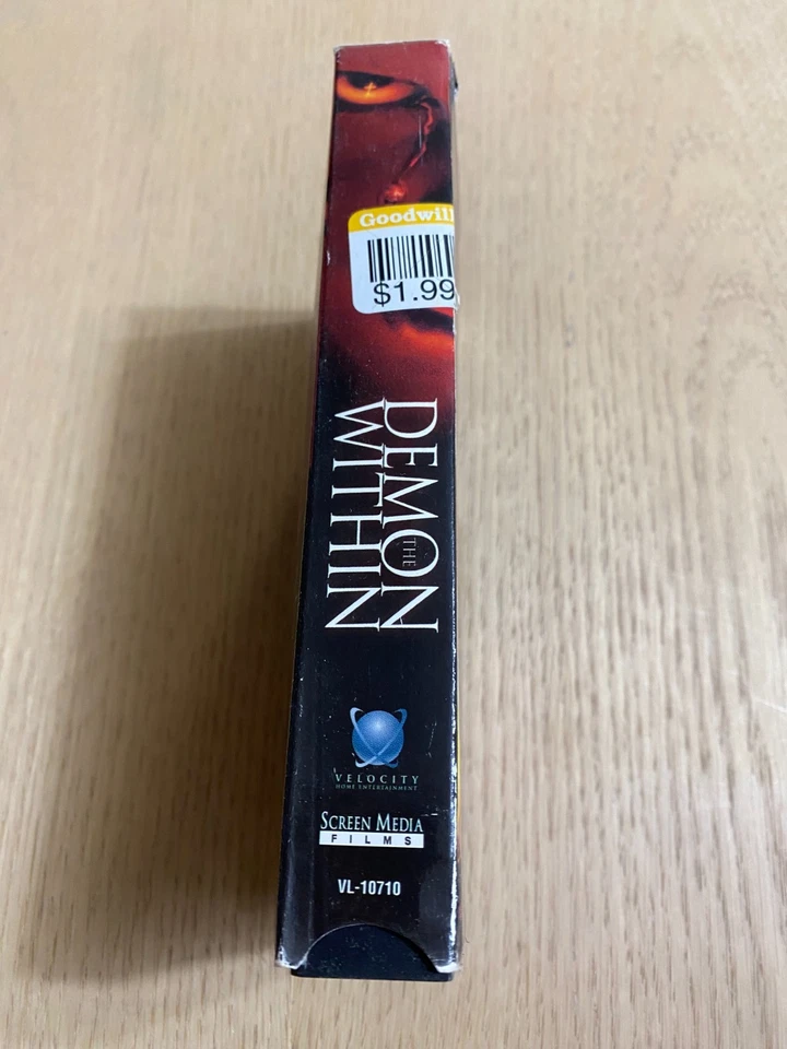 The Demon Within VHS Tape 2000 Screen Media Films, Tested Light Mold Horror Film - Image 2 of 4