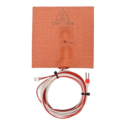 3D Printer Silicone Heated Pad For V0.1 V0 100x100mm 220V 100W Uniform NEW - Afbeelding 10 van 12