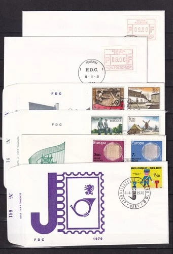 [LG78013] Belgium Nice Lot FDC First Day Cover UNG