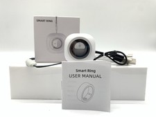 Health Ring Tracker for Iphone And Android IP68 Water Proof Black Size 12