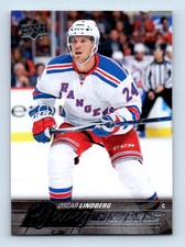 2015-16 Upper Deck Young Guns Oscar Lindberg Rookie New York Rangers #234