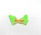 Vintage Barbie Francie Maddie Mod Clone Bikini Bra Crop Top Lime Green & Yellow