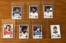 LOT PANINI EURO 84 CHALANA FERNANDEZ PFAFF ... GÉRAMONT VIGNETTE STICKER 1984