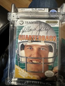 John Elway 1988 NES John Elway&rsquo;s Quarterback Signed BGS Cert WATA 8.0 Graded Wow