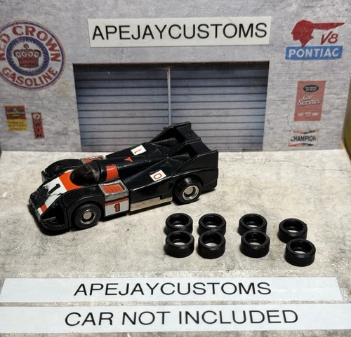 8 new tires for GoBots Black Crasher 1983 MR-20 Bandai Transformer Robot