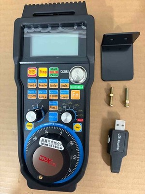 CNC MACH3 Wireless Electronic Handwheel 4-Axis Manual Controller USB Handle MPG