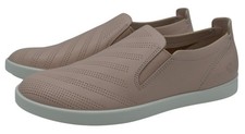ECCO Women EU Size 41 US 10-10.5 Travel Slip-On Rose Dust Leather Sneakers Shoes