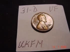 1931D Lincoln Cent VF