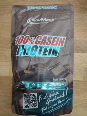Ironmaxx 100% Casein Protein Eiweiß 400g  Chocolate Flavour MHD 