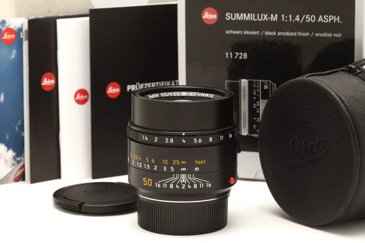 Leica SUMMILUX-M 50mm Focal f/1.4 Camera Lenses for sale - eBay