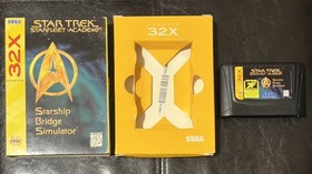 Star Trek Starfleet Academy Starship Bridge Simulator Sega 32X Tested