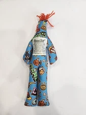 Dammit Doll Stress Relief Blue W/Red Hair Beer Rockets 