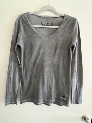 Frogbox - Shirt - Langarm - grau - Gr. 38