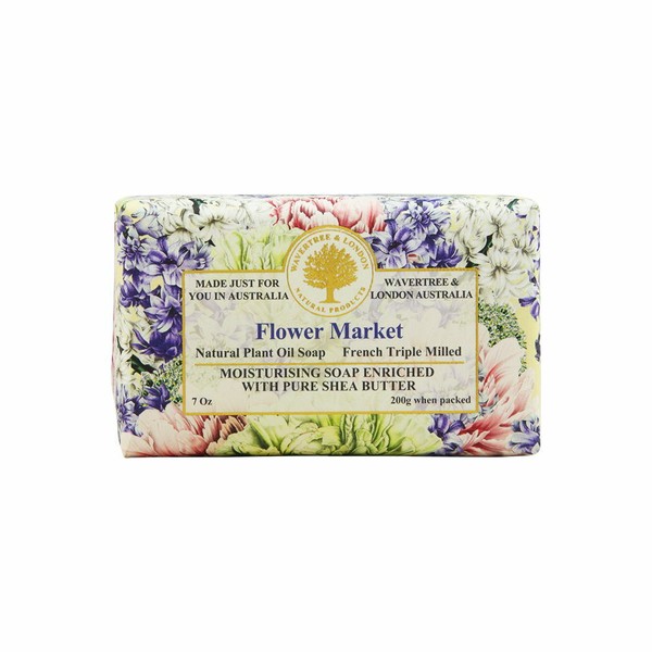 Jabón francés triple fresado Wavetree & London Flower Market 200 g/7 oz