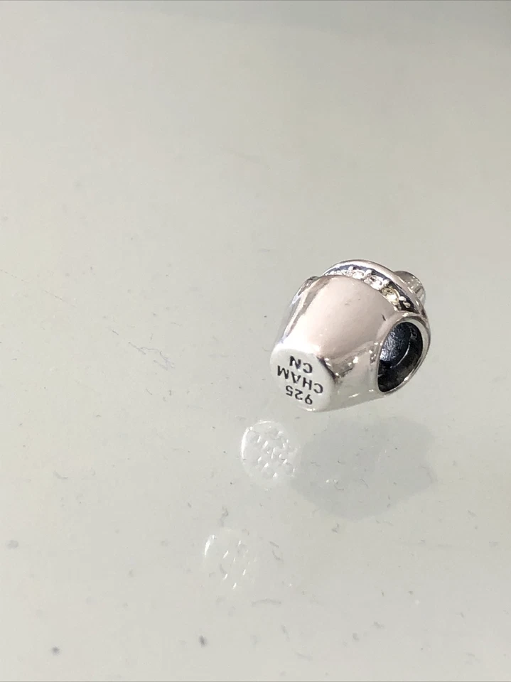 CHAMILIA Sterling Silver Baby Bottle Cz Charm Bead - Image 4 of 4