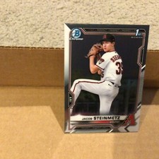 Jacob Steinmetz #83 diamondbacks RC 2021 Bowman Draft Chrome 1st Bowman Base - H
