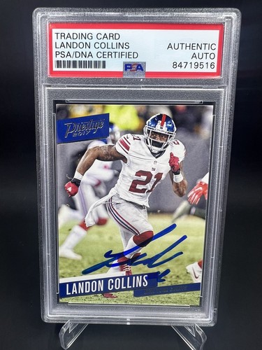 Landon Collins Signed 2017 Panini Prestige IP Auto PSA/DNA New York Giants