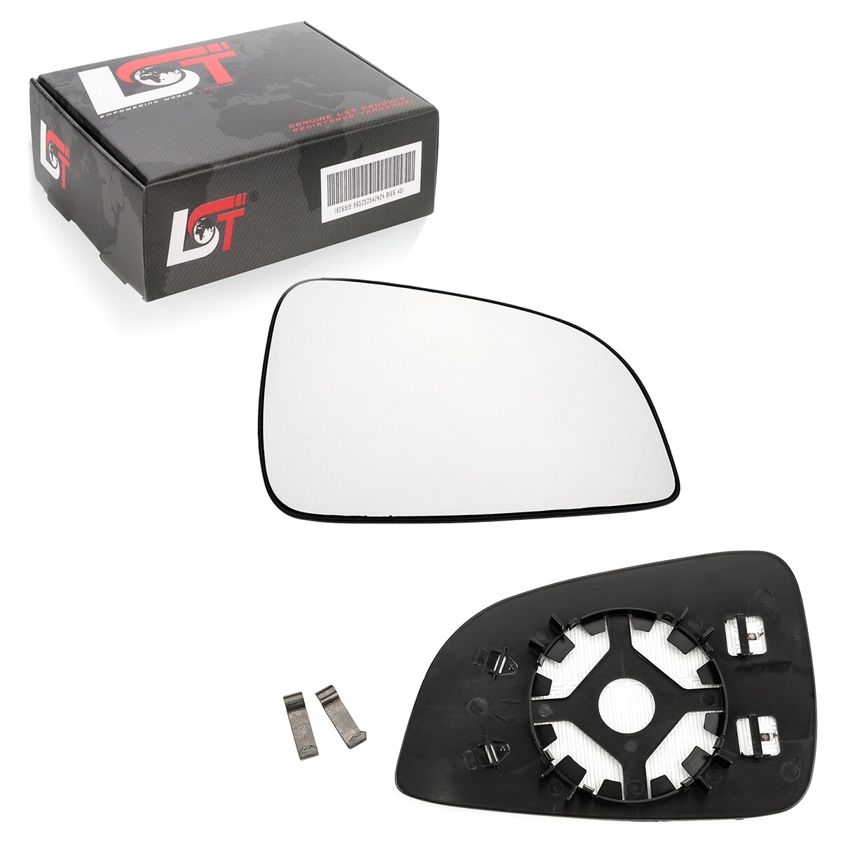 Right Heated Convex Side Mirror For Opel Astra H 10/2009-