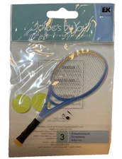 Tennis Racquet~Dimensional Scrapbook Sticker Embellishment~Jolee By You~VTG~New