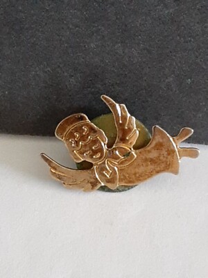ANGEL GOLD FAITH WINGS ADORABLE PIN LAPEL PIN PINBACK | eBay
