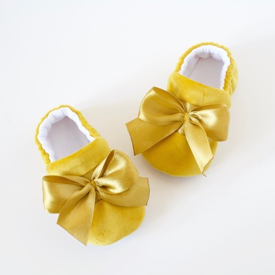 mustard baby girl shoes