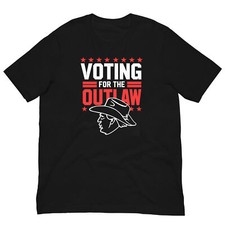 Voting for the Outlaw Trump Vote 2024 Shirt Campaign Unisex t-shirt