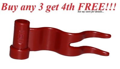  New Lego DARK RED Wave Wavy Racing Flags Town City Kingdom Friends