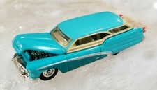 1997 Hot Wheels 50'S BUICK WOODY AQUA RUBBER TIRES MINT MINT MINT! BEAUTIFUL!!