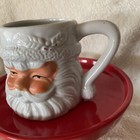 Vintage Ceramic Santa Face Mug 3.5 Inches Tall-EUC — photo 4