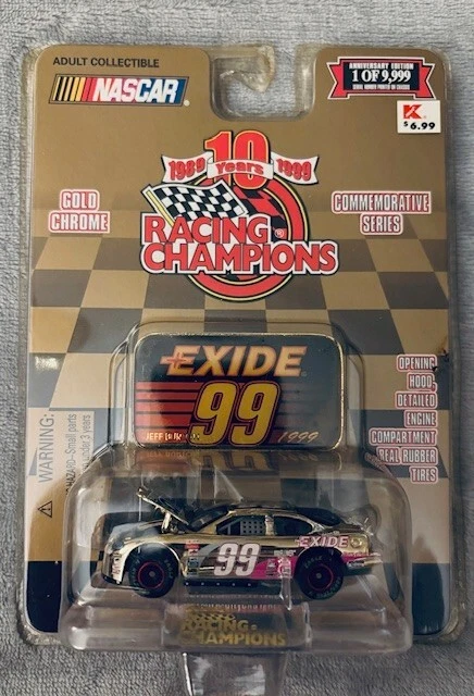 Jeff Burton 1995-99 Racing Champions lote de 5 coches NASCAR 1/64 diecast nuevo en caja Foto 4 de 4