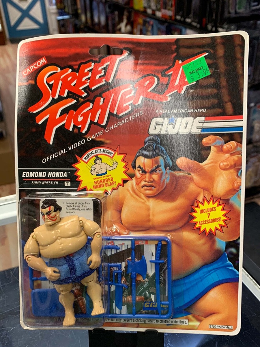 Edmond Honda 81091 (Vintage Street Fighter GI Joe, Hasbro) Sealed