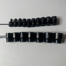 Jesse James West Coast Mac Tools 1/2” Drive Standard 12 Point Socket Set (17)