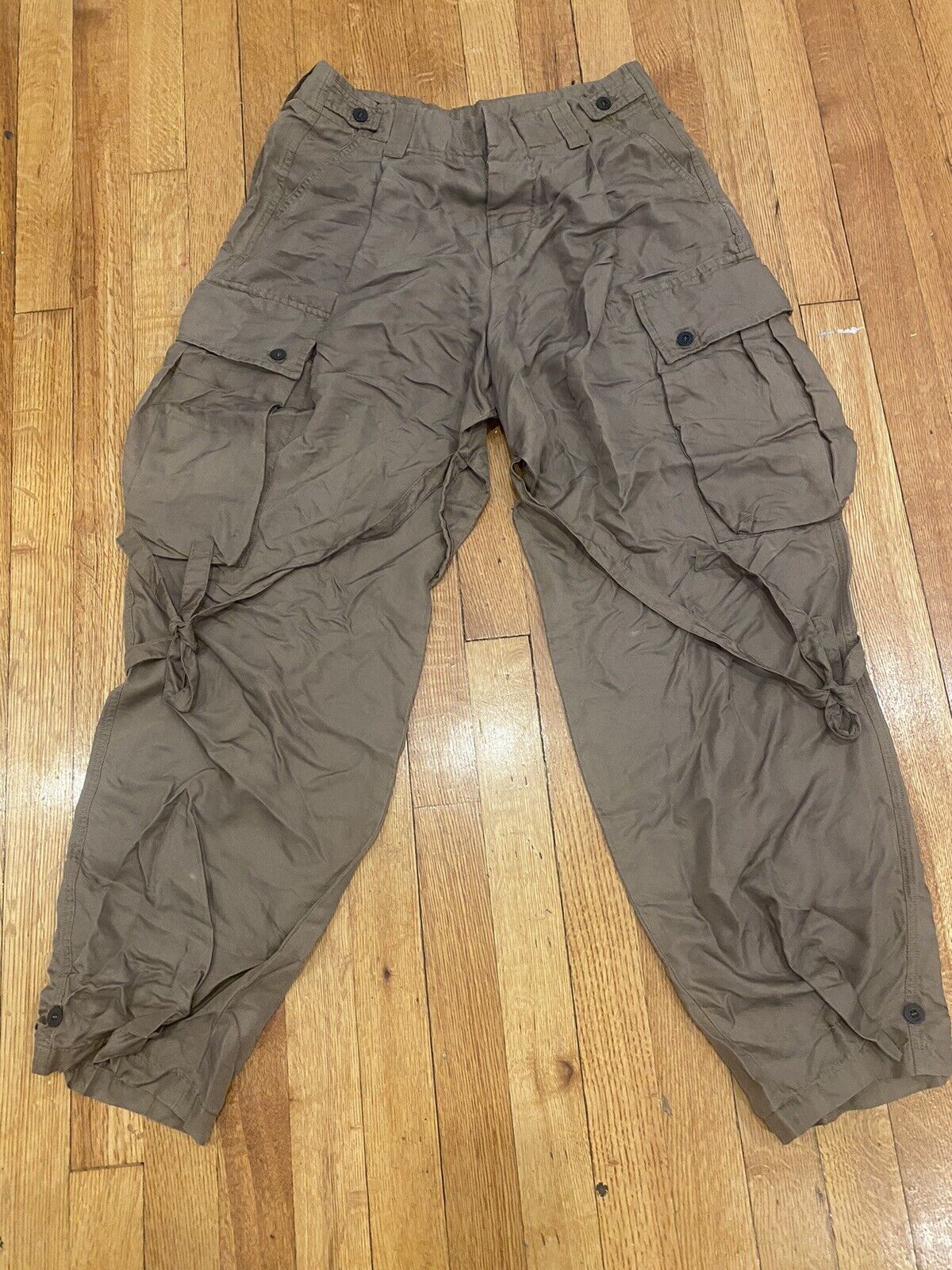 Gucci by Tom Ford SS2001 Silk Bondage Cargo Pants