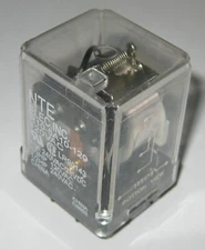 120 VAC - 10 A SPDT See Through NTE Relay - 120V AC Coil - 28VDC 10A 5 Terminal