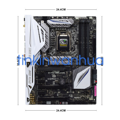 For ASUS Z170-DELUXE Intel Z170 DP+ 1×M.2 8×SATA III Motherboard