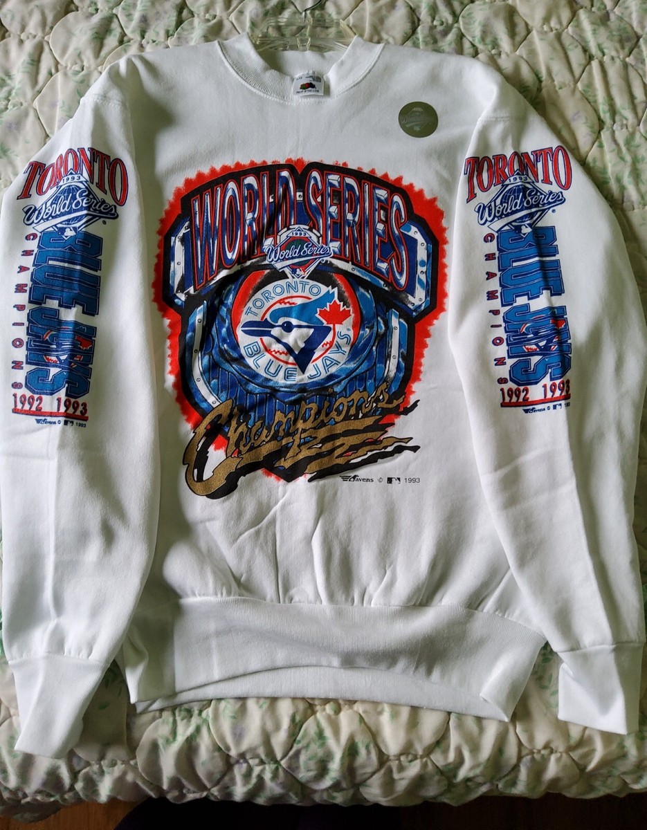 1992-1993 Blue Jays World Series Champions Sweatshirt Large Size