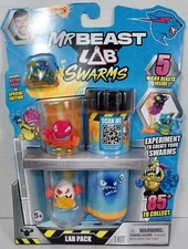 NEW Mr Beast Lab Swarms 5 Pack with Test Tube Atomic Series  Mix Shake Create L9