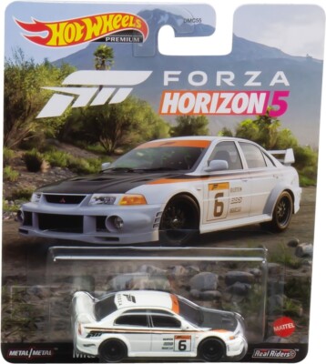Hot Wheels 2022 Premium Forza Horizon 5 Mitsubishi Lancer Evolution VI White